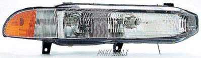 2503 | 1994-1996 MITSUBISHI GALANT RT Headlamp assy composite all | MI2503107|MR124296