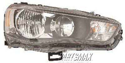 2503 | 2010-2013 MITSUBISHI OUTLANDER RT Headlamp assy composite Halogen | MI2503157|8301C418