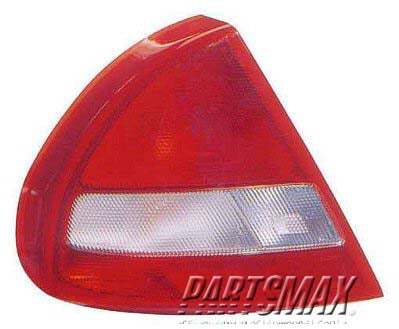 2801 | 1997-1998 MITSUBISHI MIRAGE RT Taillamp assy all | MI2801104|MR296300