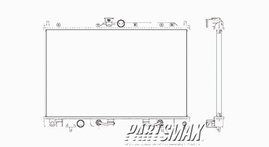 3010 | 2003-2003 MITSUBISHI OUTLANDER Radiator assembly all | MI3010198|MZ690925