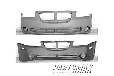 1000 | 2002-2003 NISSAN MAXIMA Front bumper cover prime | NI1000192|620225Y725