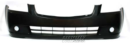 1000 | 2005-2006 NISSAN ALTIMA Front bumper cover base/S/SE/SL model; prime | NI1000219|62022ZB000