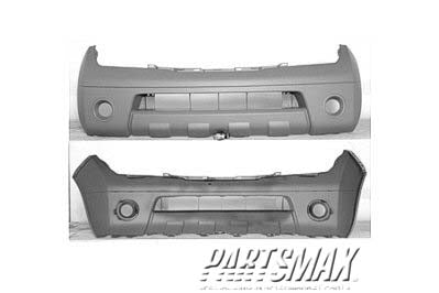 1000 | 2005-2007 NISSAN PATHFINDER Front bumper cover prime | NI1000238|62022EA540