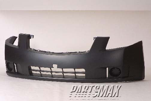 1000 | 2007-2009 NISSAN SENTRA Front bumper cover w/o fog lamps; prime | NI1000242|62022ET30J