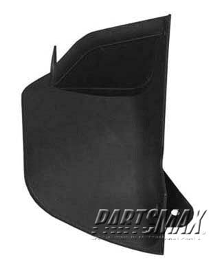 1038 | 2011-2014 NISSAN QUEST LT Front bumper insert Fog Lamp Opening Cover; w/o Fog Lamps; Matte Black | NI1038106|622573GP5A