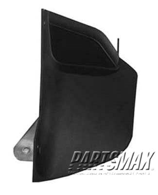 1039 | 2011-2014 NISSAN QUEST RT Front bumper insert Fog Lamp Opening Cover; w/o Fog Lamps; Matte Black | NI1039106|622563GP5A