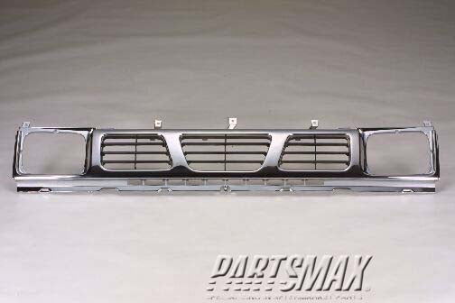 Stainless Chrome Billet Grille – Fits 1995-1997 Nissan Hardbody Pickup, Lower Bumper, APS