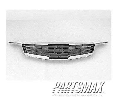 860 | 2007-2008 NISSAN MAXIMA Grille assy Sliver-Black; w/Chrome Frame | NI1200227|62070ZK30A