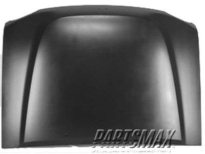 10 | 2002-2004 NISSAN XTERRA Hood panel assy all | NI1230159|F51007Z830