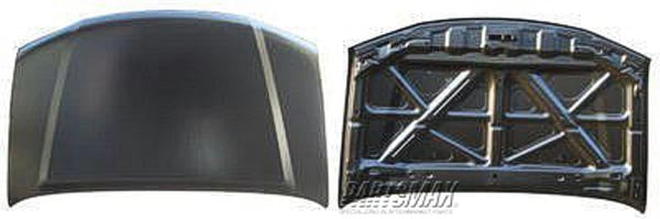 1230 | 2008-2012 NISSAN PATHFINDER Hood panel assy | NI1230192|F5100ZS0MA