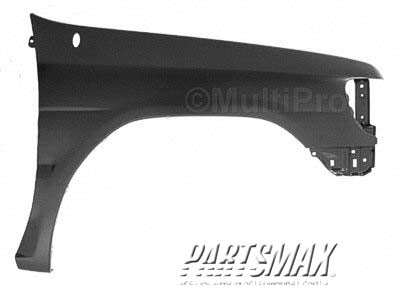 1241 | 1996-1999 NISSAN PATHFINDER RT Front fender assy to 12/98; w/flare | NI1241160|F31000W035