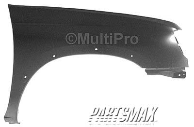 1241 | 1998-2000 NISSAN FRONTIER RT Front fender assy 4WD | NI1241162|631123S535
