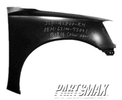 1241 | 2005-2007 NISSAN ARMADA RT Front fender assy all | NI1241180|631007S031