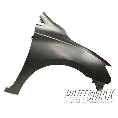 1241 | 2013-2015 NISSAN SENTRA RT Front fender assy S|SL|SV; w/o Side Repeater; w/o Moulding | NI1241207|F31003SGMA