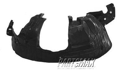 1249 | 2008-2013 NISSAN ROGUE RT Front fender inner panel | NI1249117|63842JM00A