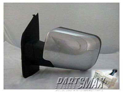 1700 | 2004-2006 NISSAN TITAN LT Mirror outside rear view Power LE Model w/o Big Tow Pkg | NI1320173|96302ZC60A