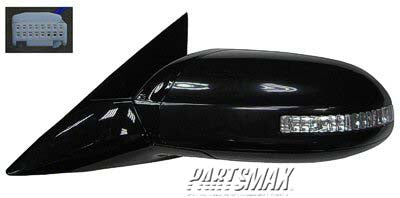 1320 | 2009-2014 NISSAN MAXIMA LT Mirror outside rear view Power; Non-Heated; w/Premium Pkg: w/Sport Pkg: w/Memory; w/Signal Lamp | NI1320193|963029N82A-PFM