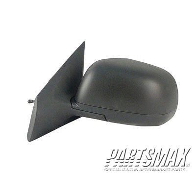 1320 | 2012-2014 NISSAN VERSA LT Mirror outside rear view S; Sedan; Manual; w/Cover; Textured Black; see notes | NI1320226|963023AN0A-PFM