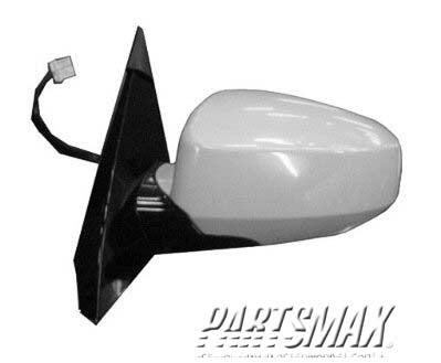 1710 | 2004-2005 NISSAN MAXIMA RT Mirror outside rear view power remote; folding; prime | NI1321149|96301ZA30E