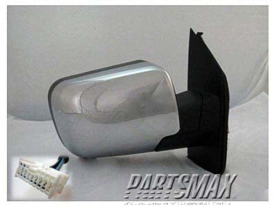 1321 | 2004-2006 NISSAN TITAN RT Mirror outside rear view Power LE Model w/o Big Tow Pkg | NI1321173|96301ZC60A