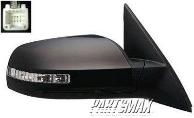 1710 | 2007-2011 NISSAN ALTIMA RT Mirror outside rear view 2.5L; Sedan; w/Convenience Pkg; w/Signal Lamp; PTM; see notes | NI1321220|96301ZN56E-PFM