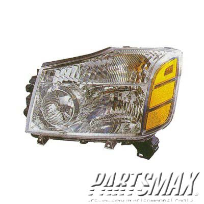 2502 | 2004-2006 NISSAN TITAN LT Headlamp assy composite all | NI2502154|260607S026