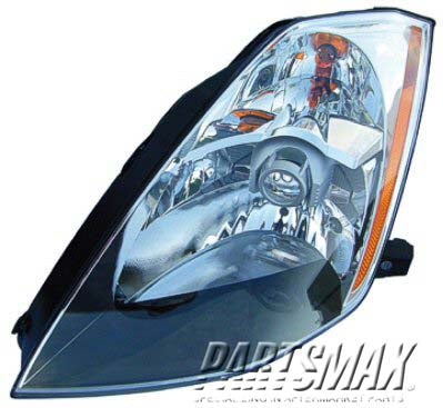 2502 | 2003-2005 NISSAN 350Z LT Headlamp assy composite Xenon | NI2502182|26060CD027