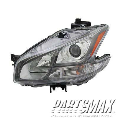 2502 | 2011-2014 NISSAN MAXIMA LT Headlamp assy composite 3.5 SV; Xenon; w/Sport Pkg | NI2502205|26060ZY80A