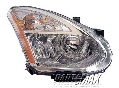 1160 | 2009-2010 NISSAN ROGUE RT Headlamp assy composite Halogen | NI2503204|26010JM70A
