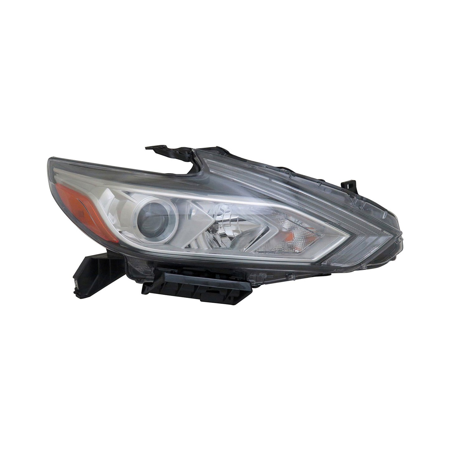 1160 | 2016-2018 NISSAN ALTIMA RT Headlamp assy composite Sedan; Halogen; w/o LED DRL; Chrome Bezel | NI2503247|260109HS9A