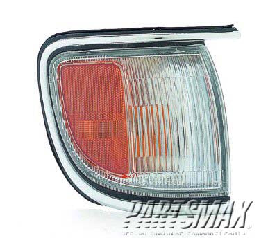 2551 | 1996-1999 NISSAN PATHFINDER RT Front marker lamp assy w/bright rim; to 12/98 | NI2551129|261100W025