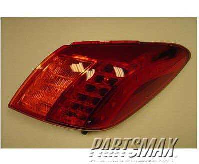 2801 | 2009-2010 NISSAN MURANO RT Taillamp assy To 10-09 | NI2801184|265501AA0C