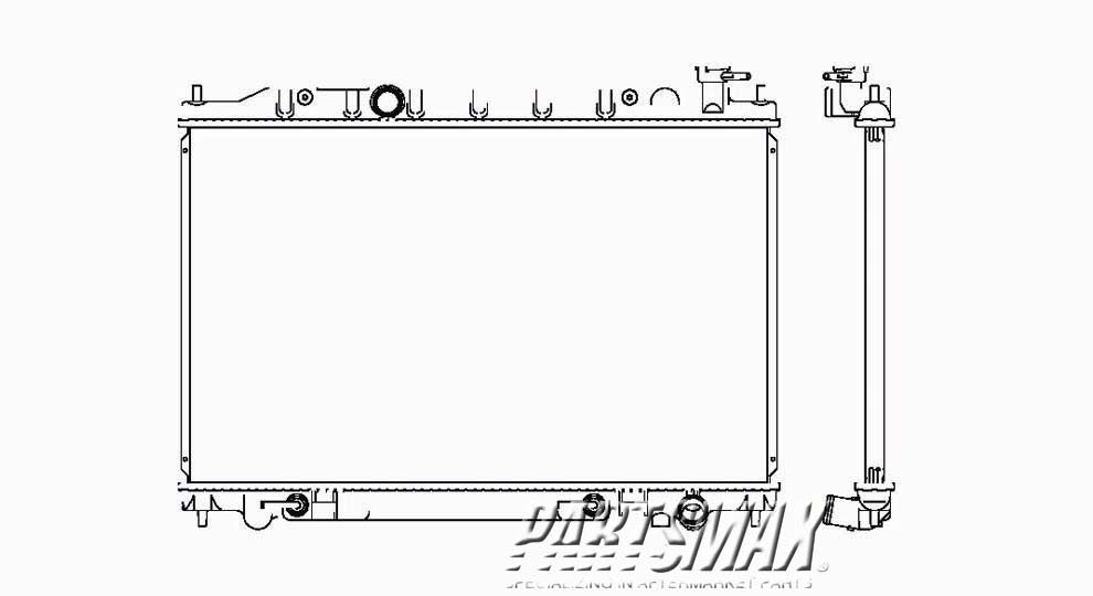 3010 | 2003-2008 NISSAN MURANO Radiator assembly all | NI3010193|21460CC00A