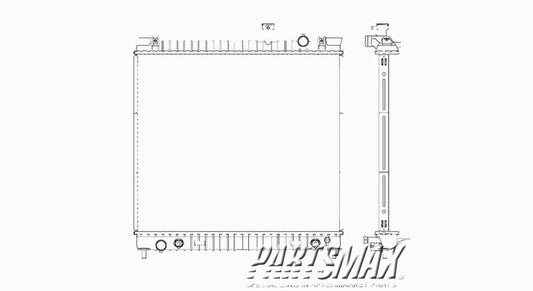 3010 | 2005-2015 NISSAN ARMADA Radiator assembly all | NI3010202|21460ZZ90A