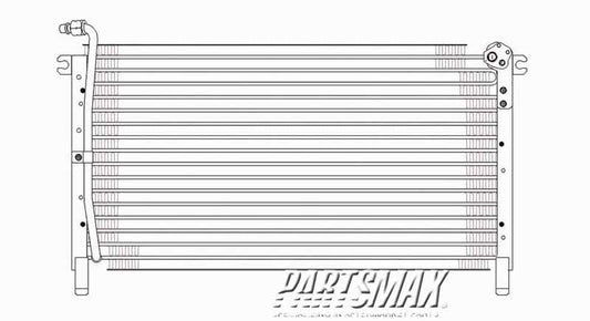 3030 | 1987-1992 NISSAN PATHFINDER Air conditioning condenser may require additional parts | NI3030115|921108B000