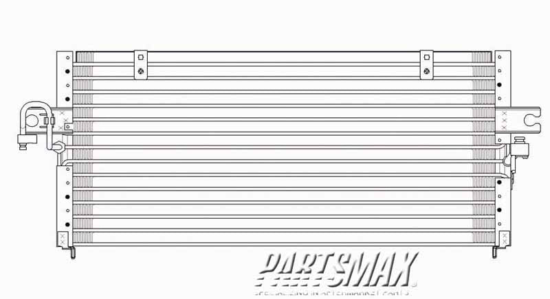 3030 | 1998-1998 NISSAN 200SX Air conditioning condenser all | NI3030121|921108B800