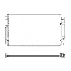 2910 | 2013-2018 NISSAN ALTIMA Air conditioning condenser Sedan | NI3030171|921003TA3B
