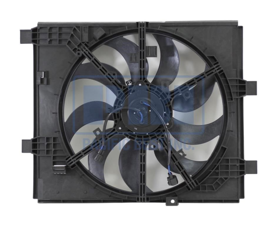 2880 | 2011-2013 NISSAN JUKE Radiator cooling fan assy Motor/Blade/Shroud Assy; w/o Control Modules; see notes | NI3115147|214831KC0A-PFM