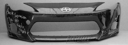 250 | 2013-2016 SCION FR-S Front bumper cover prime | SC1000110|SU00301484
