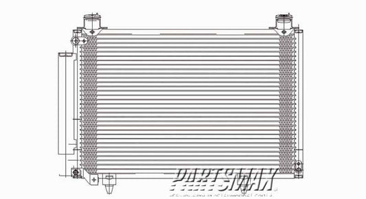 3030 | 2004-2005 SCION xB Air conditioning condenser To 1-05 | SC3030101|8845052131