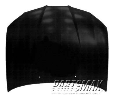 1230 | 2006-2007 SUBARU IMPREZA Hood panel assy 2.5i|WRX|WRX TR | SU1230132|57229FE111