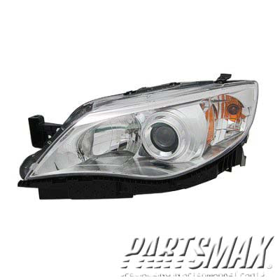 1150 | 2008-2009 SUBARU IMPREZA LT Headlamp assy composite Outback Sport Model; Chrome | SU2502124|84001FG070