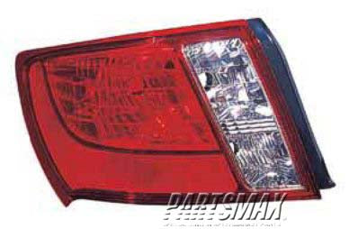 2220 | 2008-2011 SUBARU IMPREZA LT Taillamp lens/housing BASE|WRX; Sedan | SU2818101|84912FG130