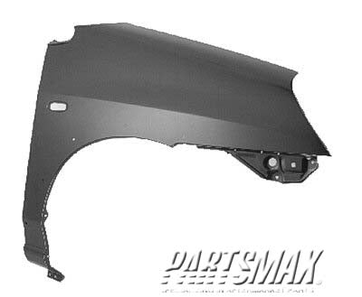 60 | 2002-2003 SUZUKI AERIO RT Front fender assy w/side molding hole | SZ1241115|5760054821
