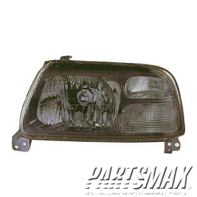 2503 | 2004-2005 SUZUKI GRAND VITARA RT Headlamp assy composite Grand Vitara; w/o bulbs or sockets; w/black bezel | SZ2503107|3512065DA0