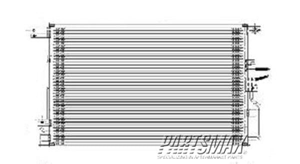 3030 | 2007-2009 SUZUKI XL-7 Air conditioning condenser | SZ3030123|9531078J02