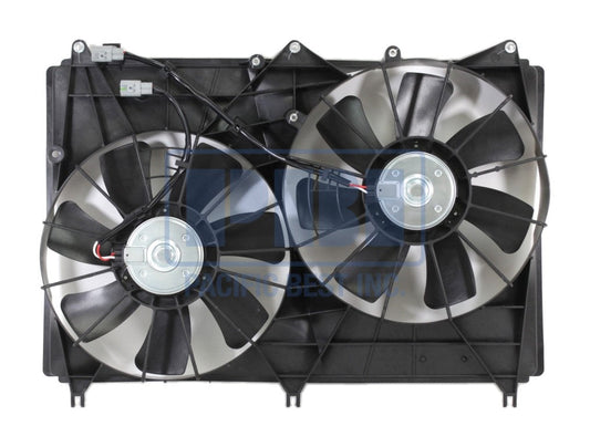 3115 | 2006-2008 SUZUKI GRAND VITARA Radiator cooling fan assy 2.7L; Motor/Blade/Shroud Dual Fan Assy; see notes | SZ3115108|1776065J00-PFM