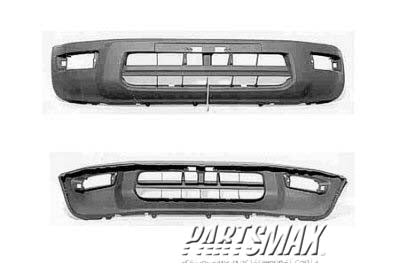 250 | 1998-2000 TOYOTA RAV4 Front bumper cover w/o Fender Flares; prime | TO1000190|5211942999