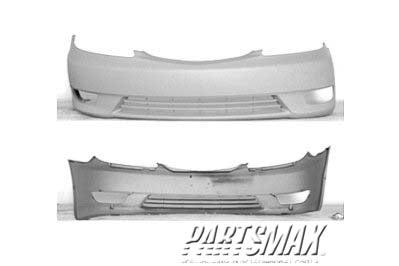 250 | 2005-2006 TOYOTA CAMRY Front bumper cover USA built; w/fog lamp;; prime | TO1000285|5211906908
