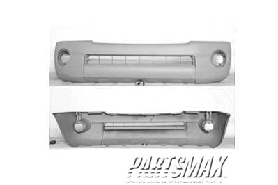 1000 | 2005-2011 TOYOTA TACOMA Front bumper cover BASE; 2.7L | TO1000304|5211904010